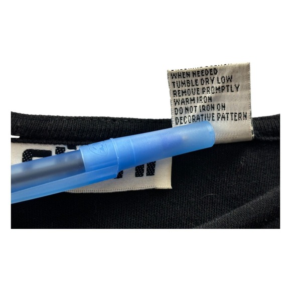 Diani T-Shirt Womens Size Large Black Sequin Spring Hot Summer Short Sleeve Vtg‎ - Picture 5 of 8